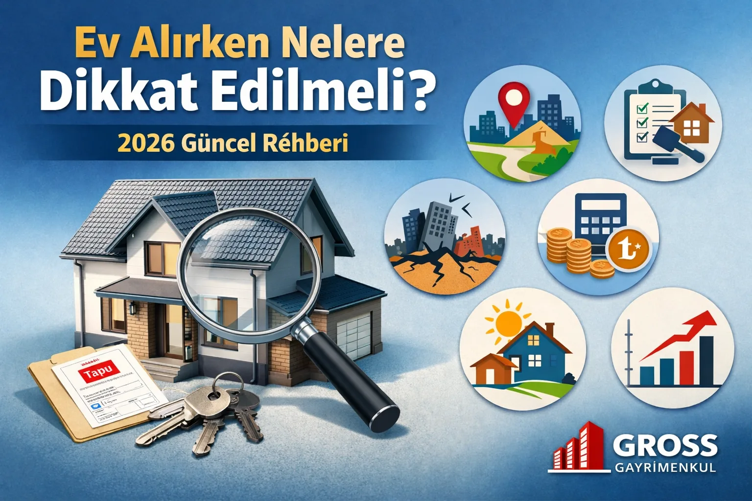Ev Alırken Nelere Dikkat Edilmeli? 2026 Güncel Ev Satın Alma Rehberi | Gross Gayrimenkul