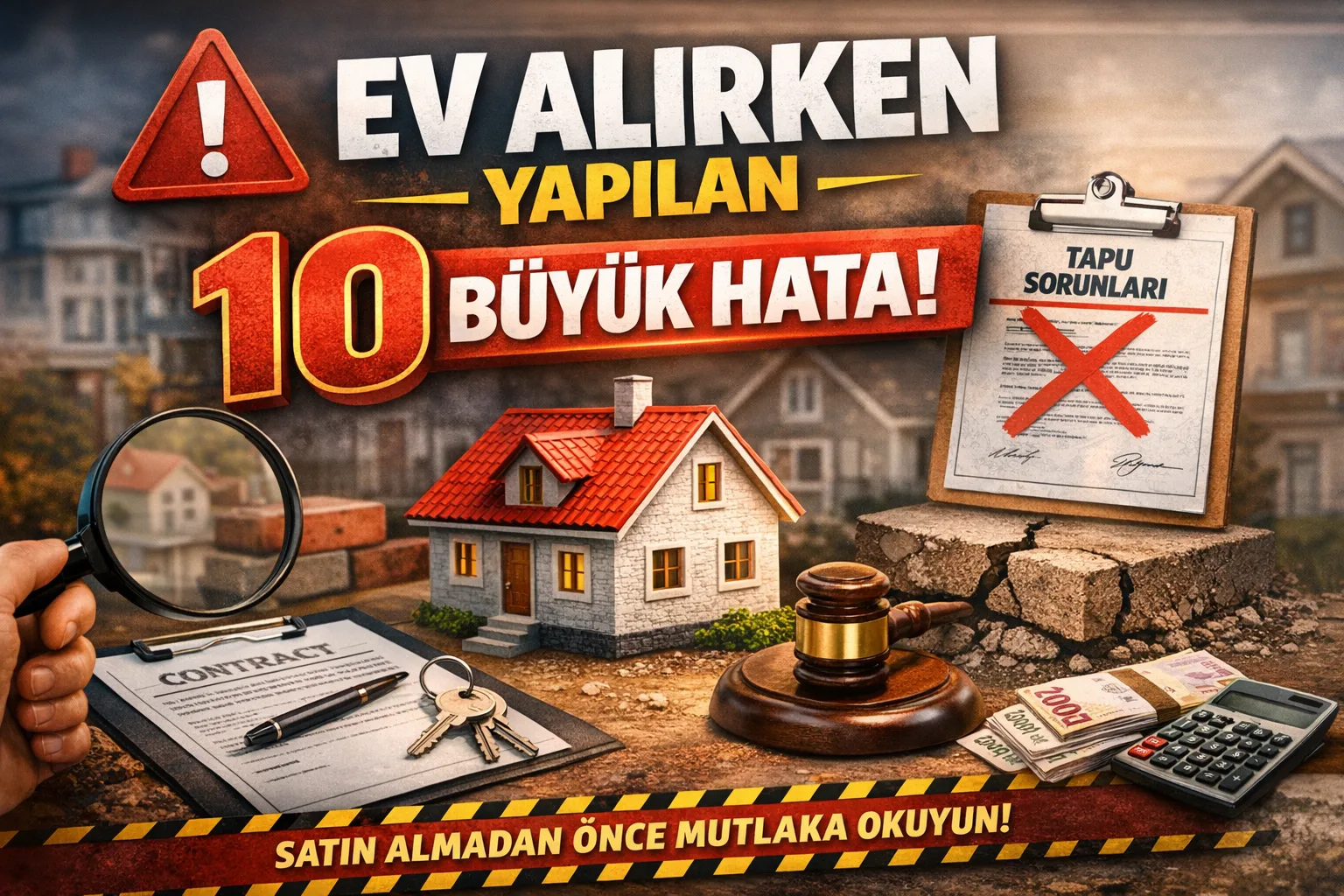 Ev Alırken Yapılan 10 Büyük Hata | Tapu Öncesi Mutlaka Bilmeniz Gerekenler